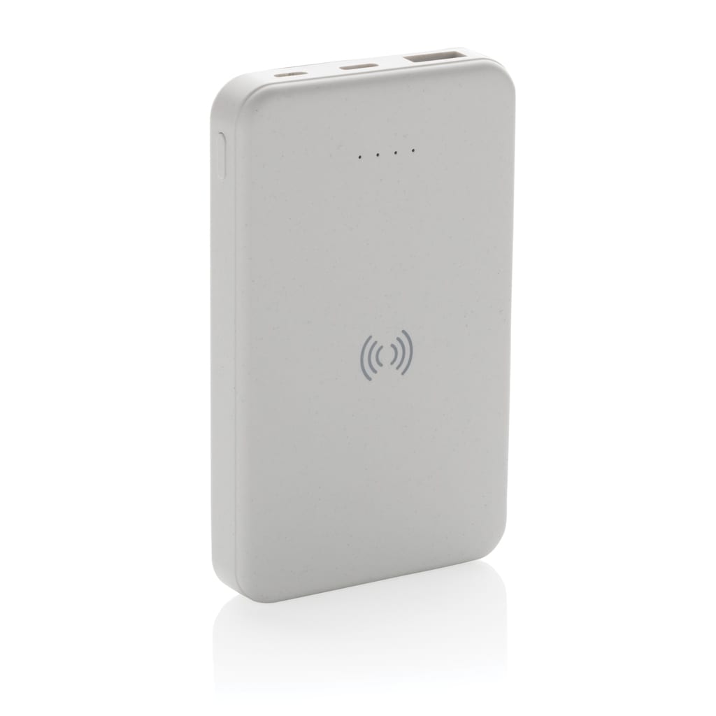 5.000 mAh Trådløs Powerbank i RCS Genanvendt Plast