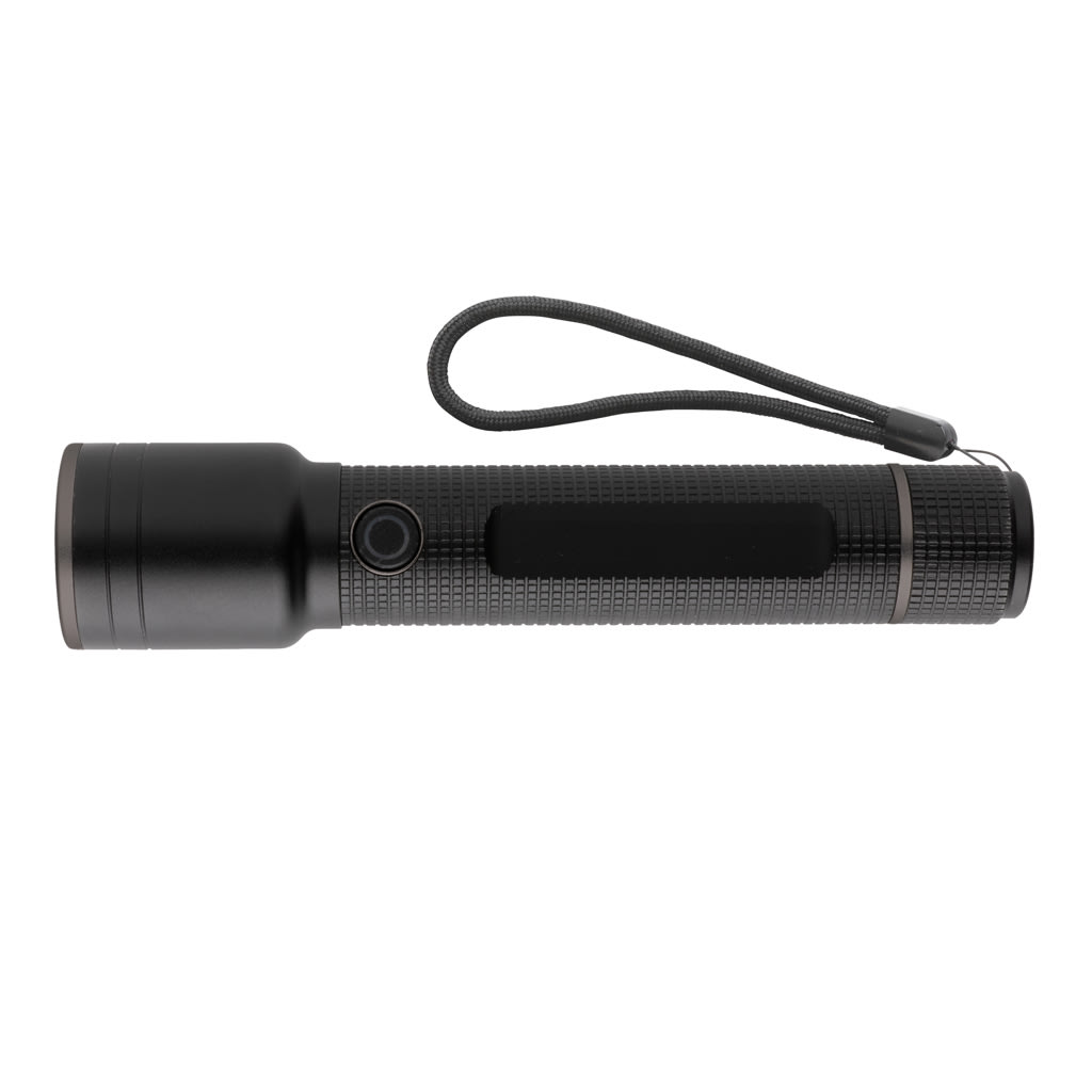 Gear X USB-återuppladdningsbar stor ficklampa RCS aluminium
