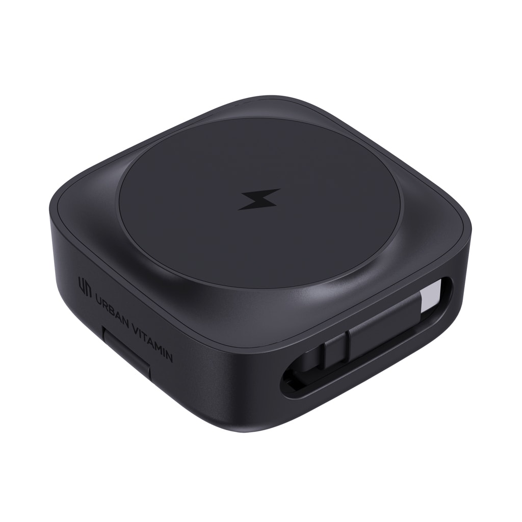 Urban Vitamin Goleta 2-i-1 15 W magnetisk trådløs oplader