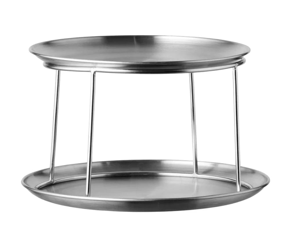 Seafood platter with stand, 3 pieces