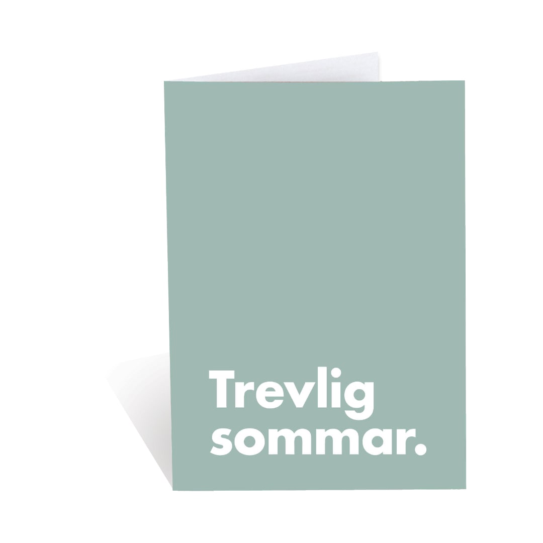 Hälsningskort "Trevlig Sommar"