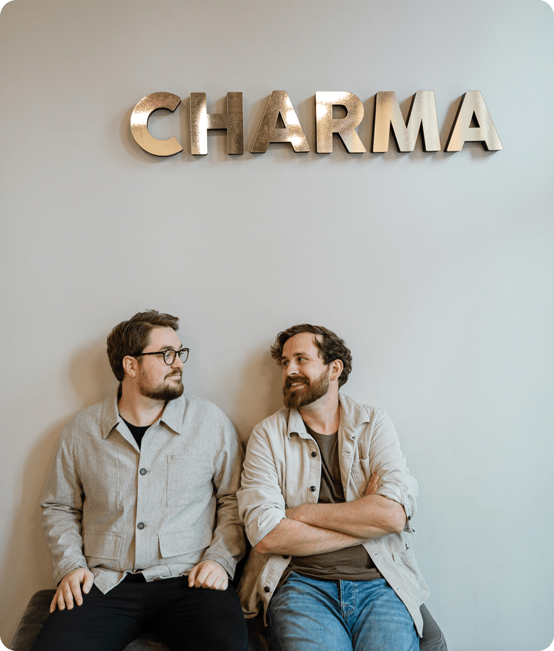 Jonas Theodor & Marcus Andelius, grundare av Charma