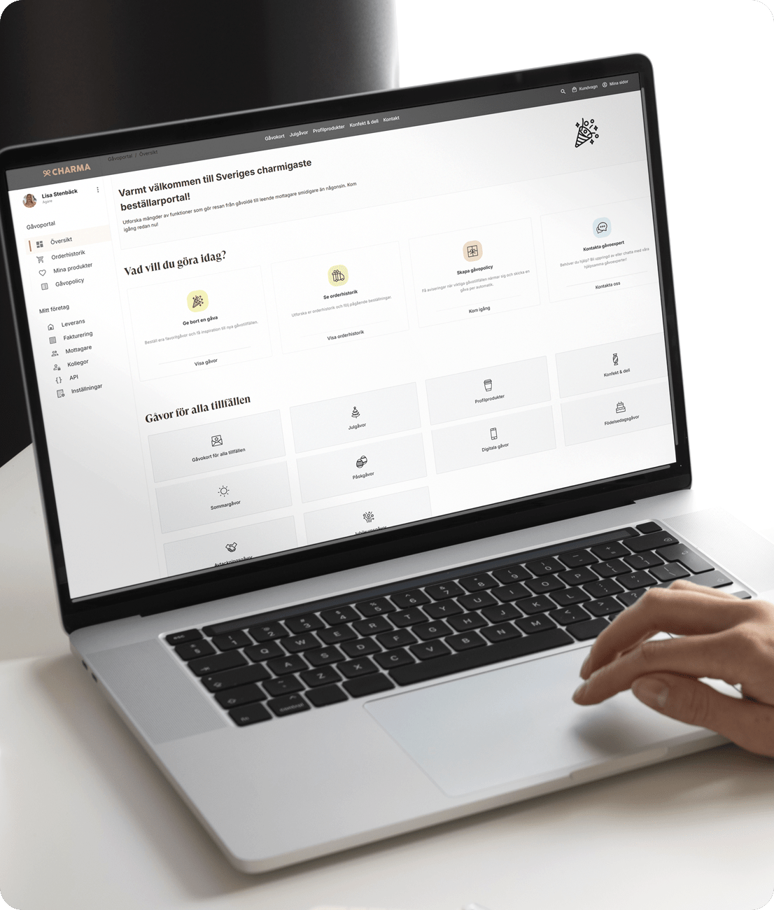 Charmas Beställarportal