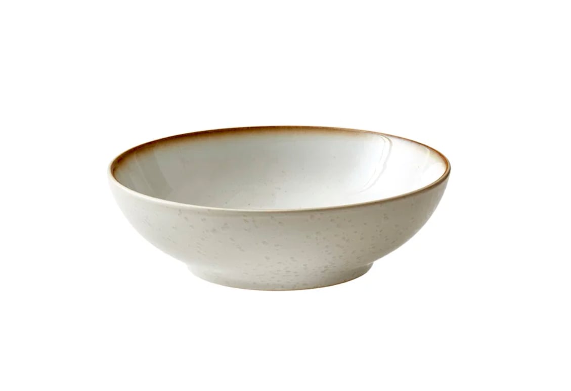 BITZ Salatskål Dia. 24 x 6 cm Creme/creme