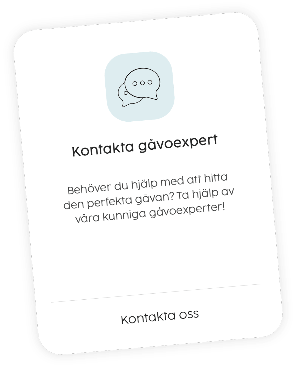 Ta hjälp av Charmas gåvoexperter