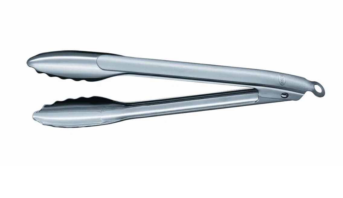 Kitchen tongs/universal tongs lockable 30 cm