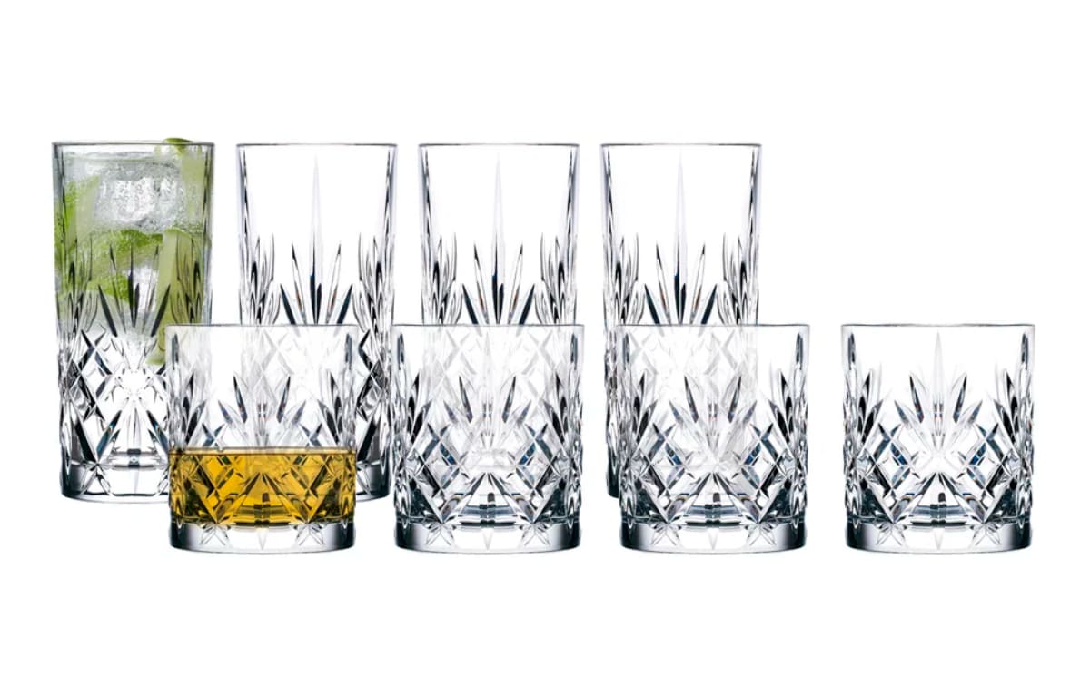 Melodia Whiskyglas/Highball 8 dele