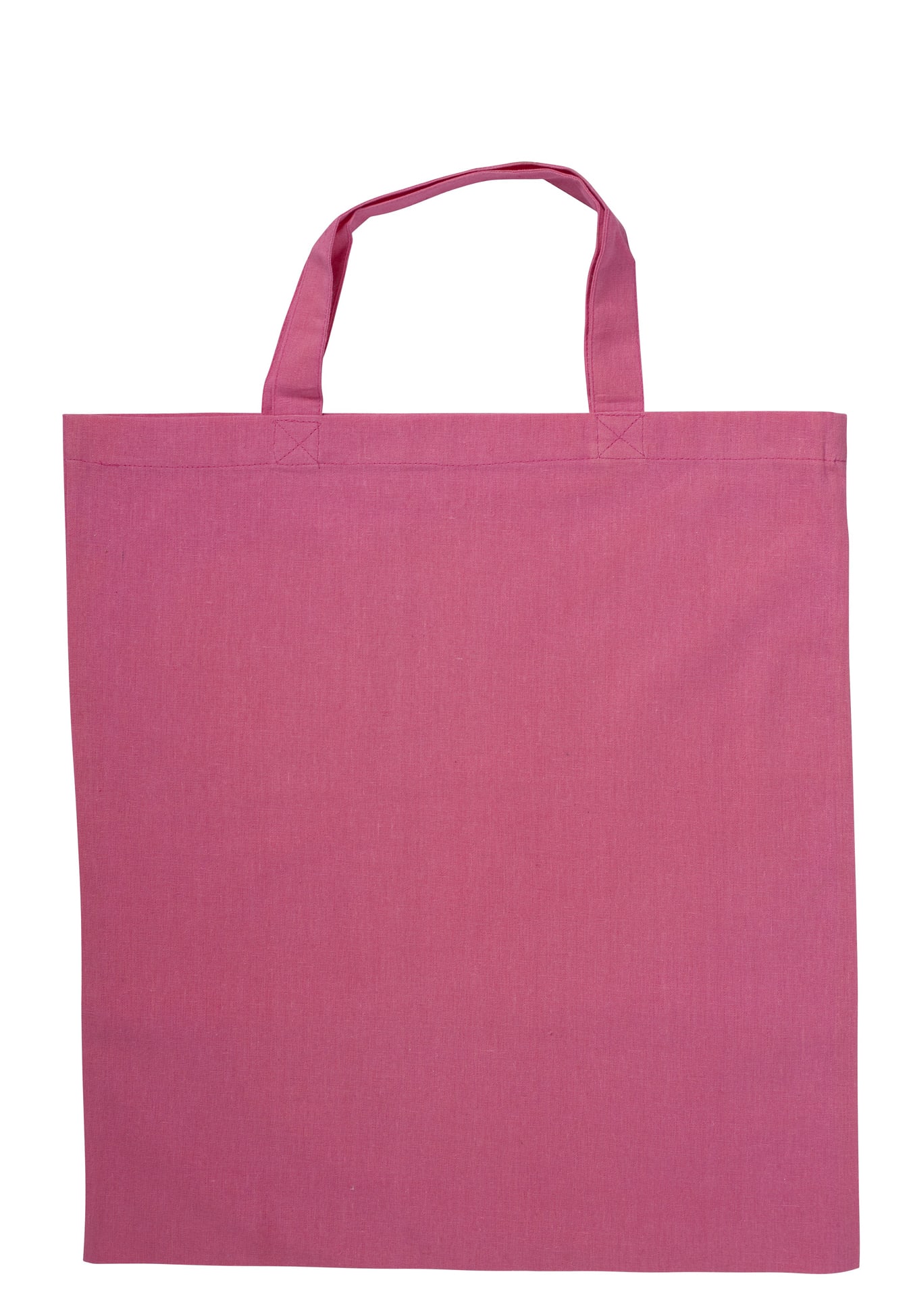 Tygkasse 150g korta handtag Rosa