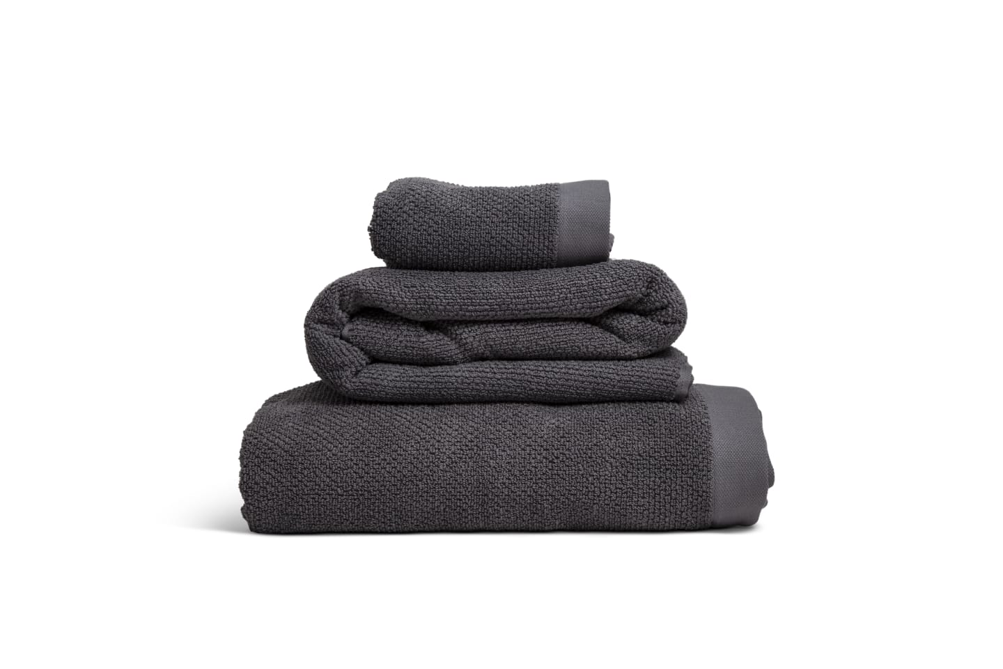 Terry Cotton/Linen Dark Grey 90x150