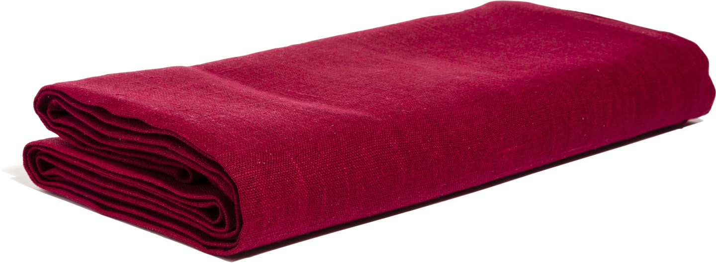 Linneduk KL Vinröd 145x300