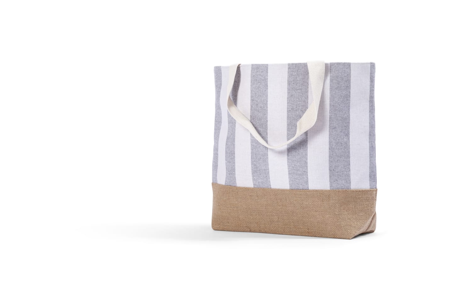 LNV Beach Bag Stripe Grå
