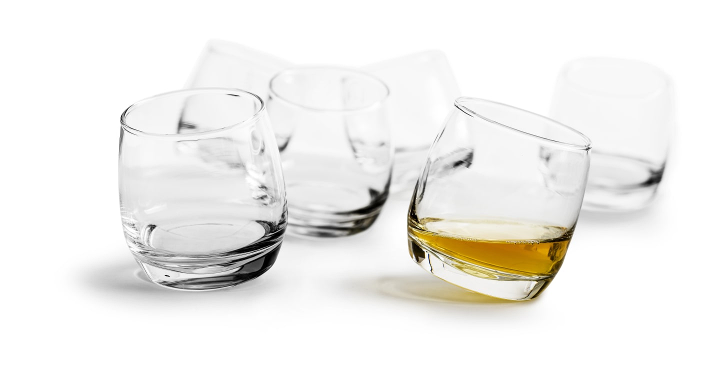 Club whiskeyglas med rund bund, 6-pak, 20cl