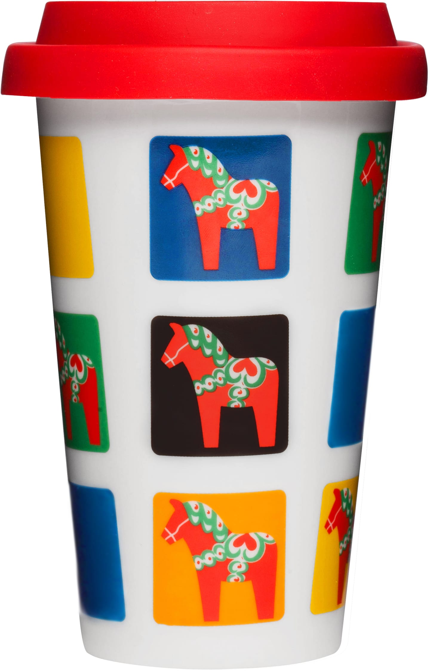 Sweden take away-mugg med silikonlock