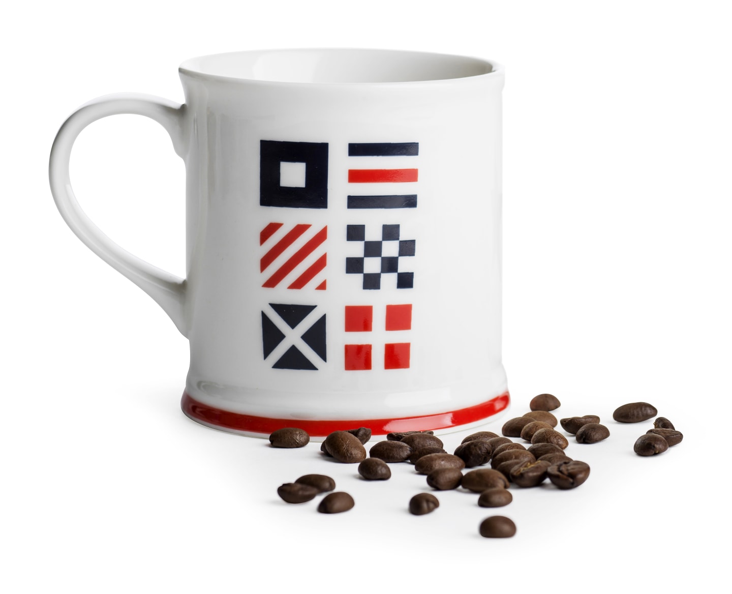 Nautic mugg, röd