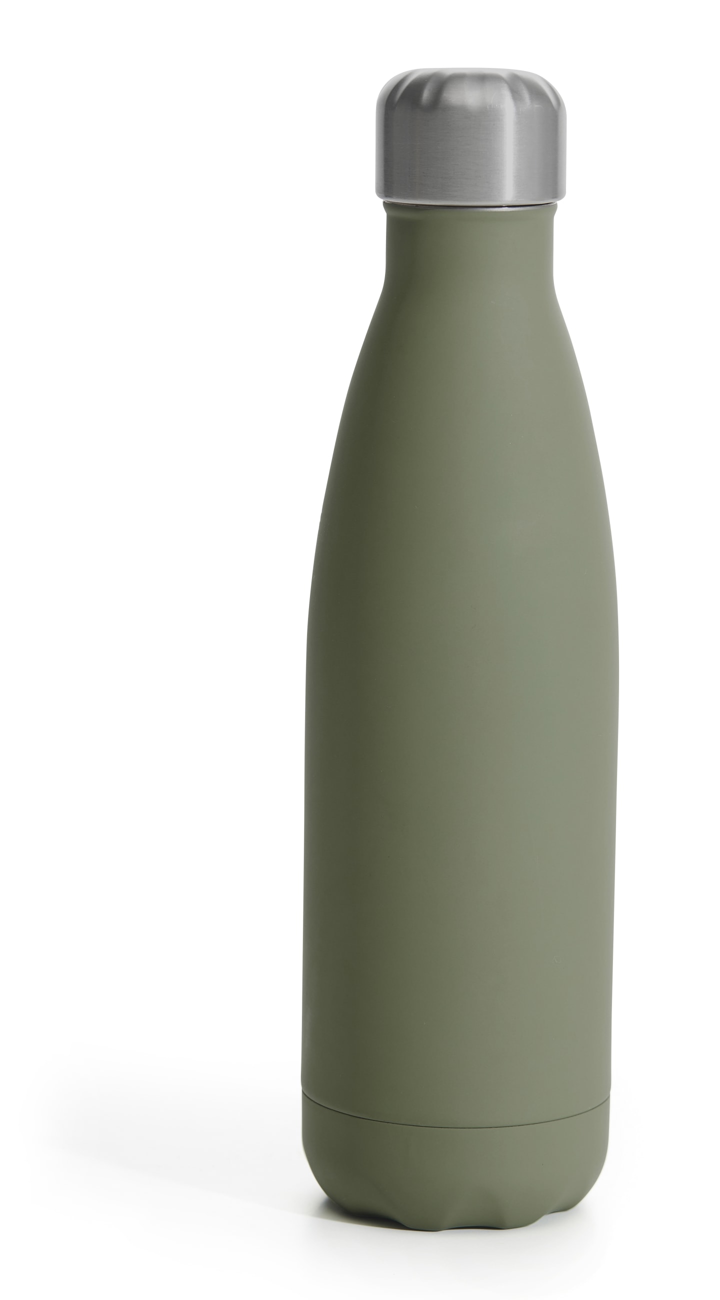 Steel bottle with rubber finish, 50cl