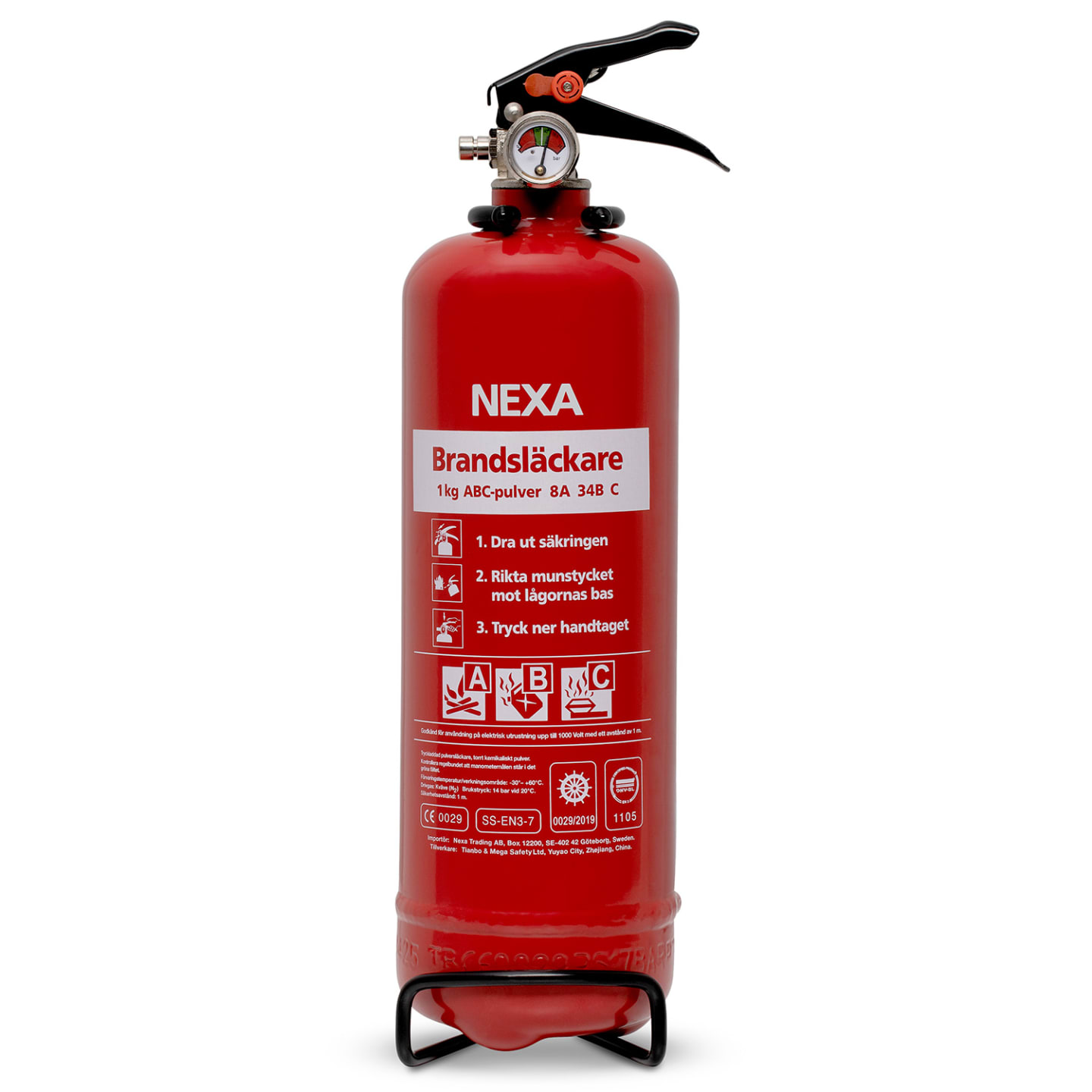 Fire extinguisher 1kg 8A