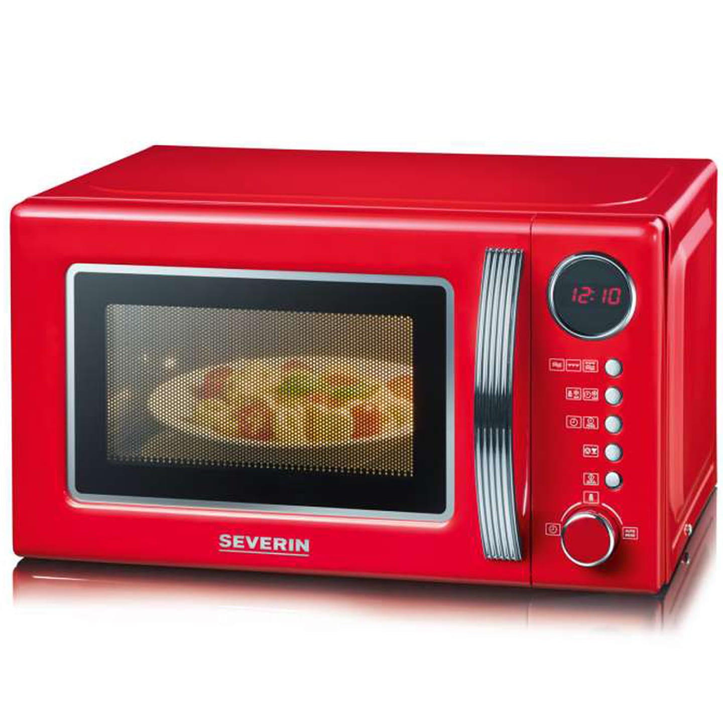 Mikrovågsugn Retro Grill Röd