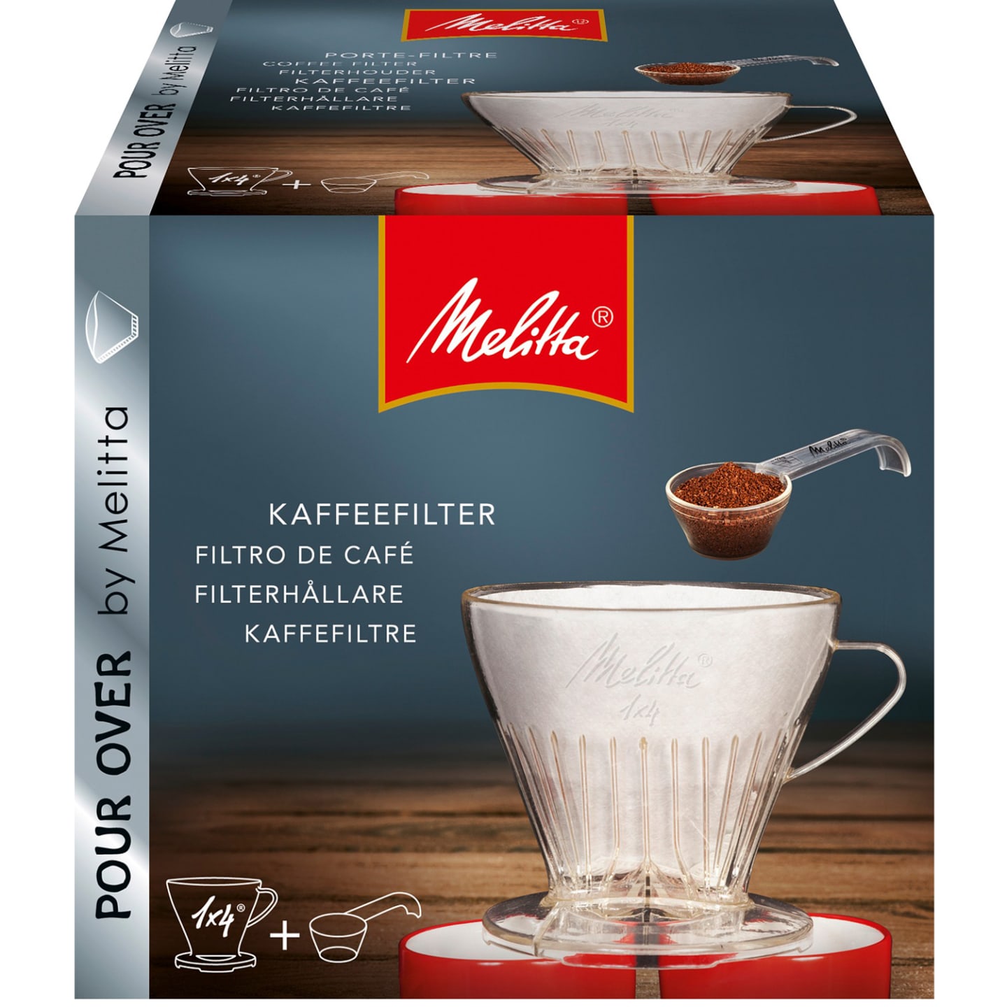 Pour Over Prem Filtertratt 1X4