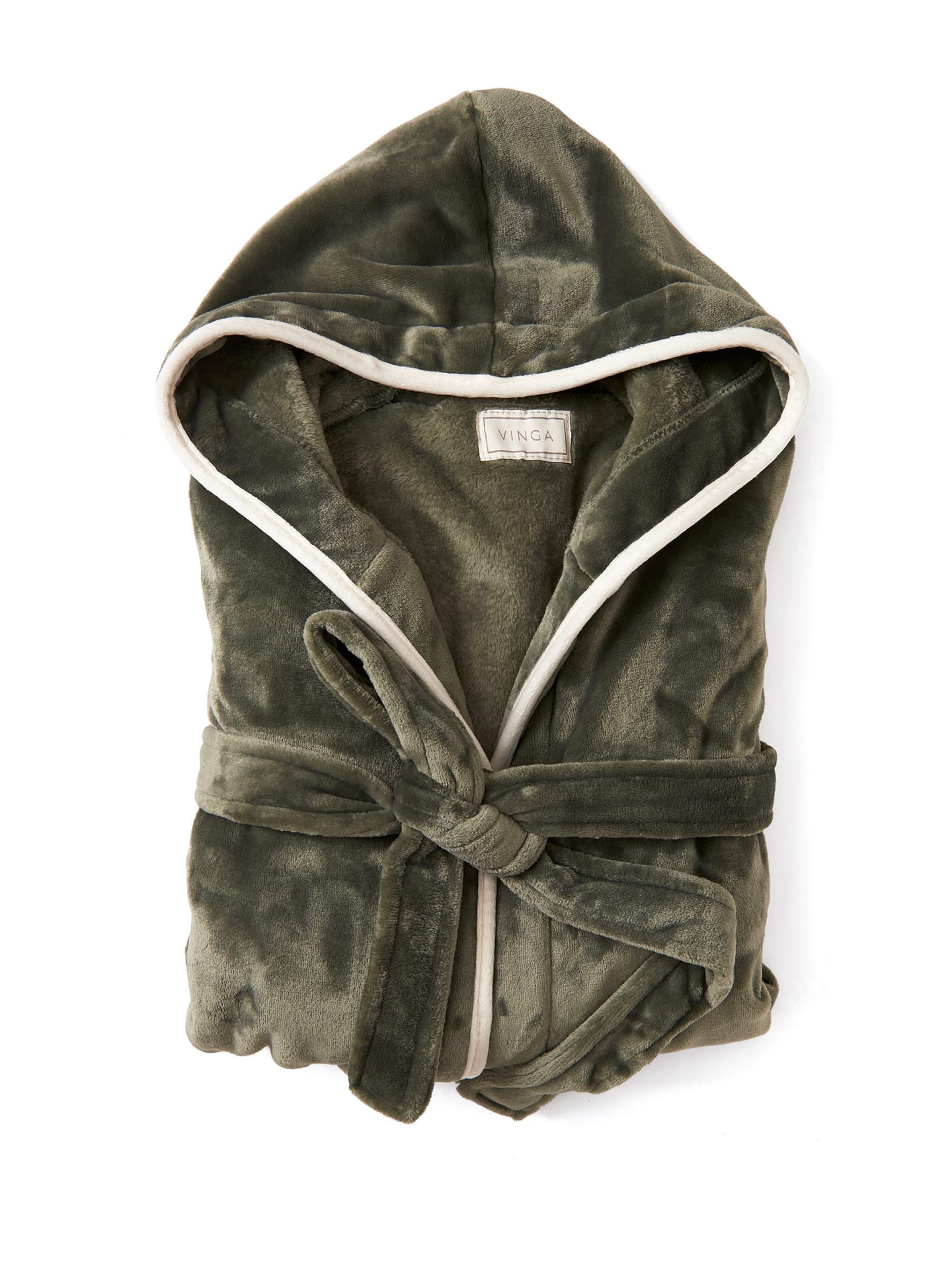 Louis luxury plush RPET robe