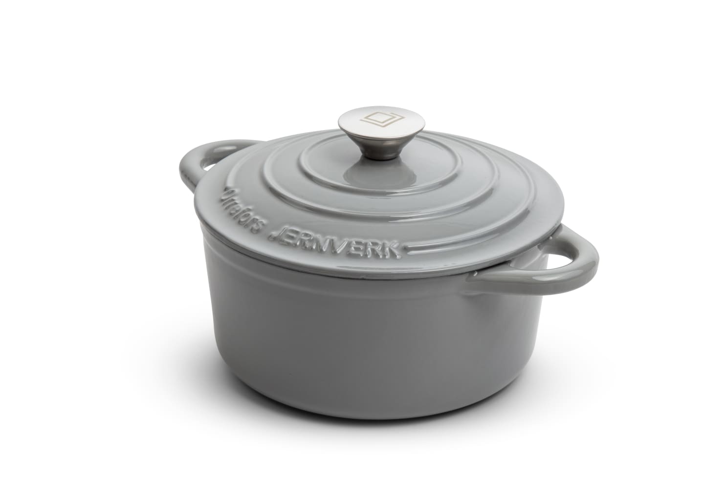 Cast Iron Pot 2.8L Light Grey