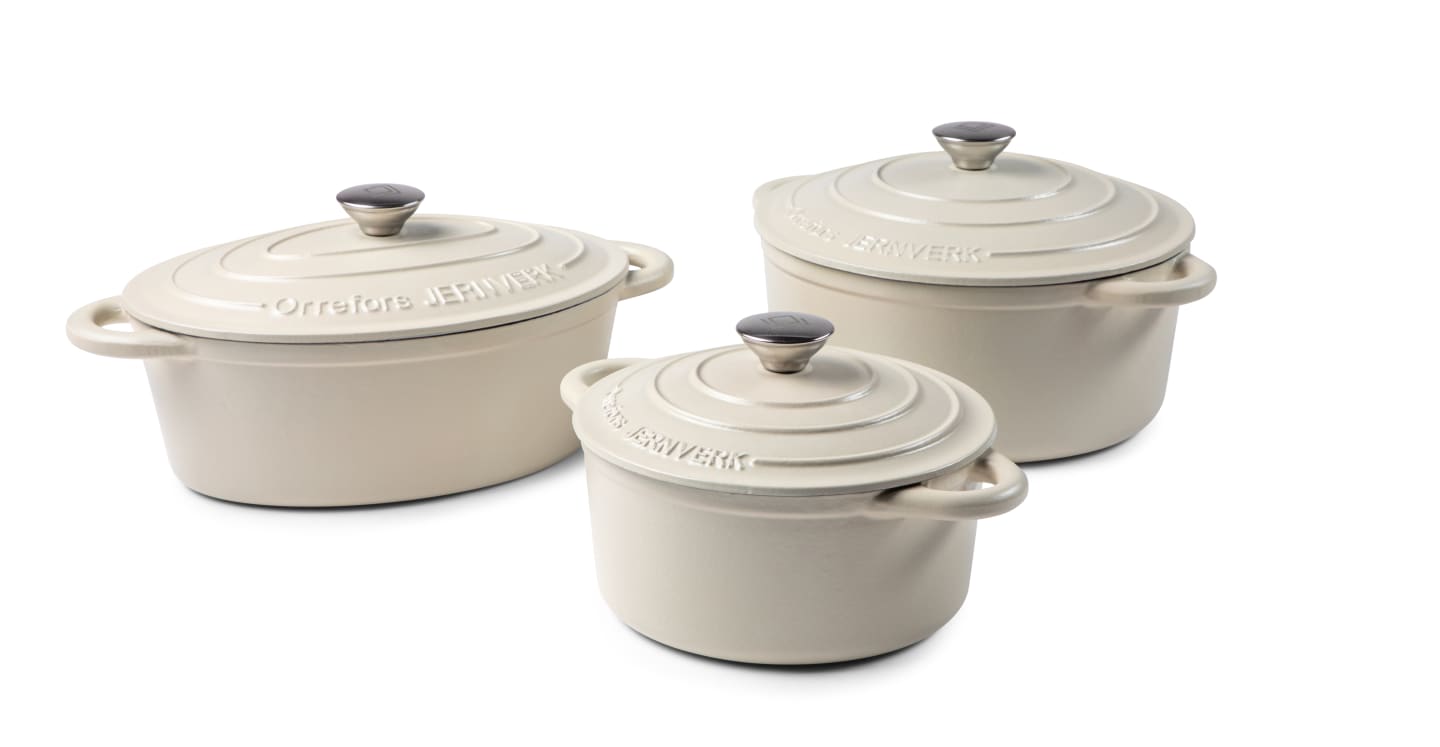 Cast Iron Pot 5L Off-white