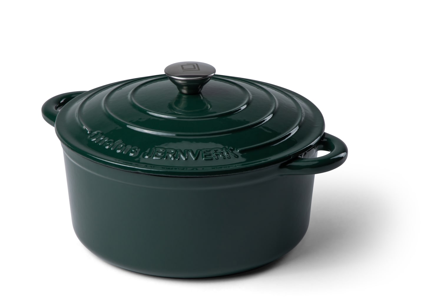 Cast iron pot 5L Dark green