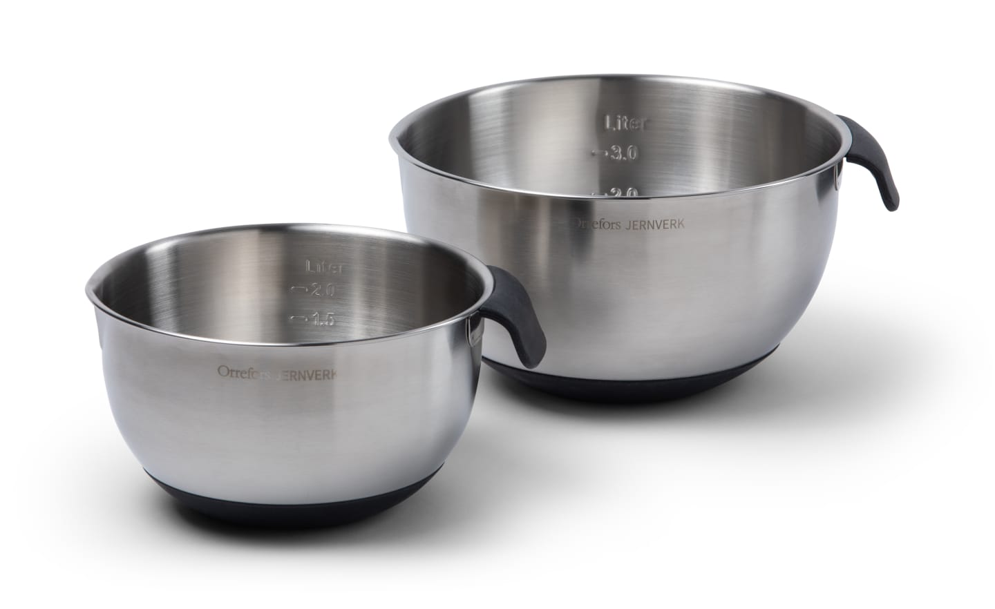 Bowls 2-pack Stål