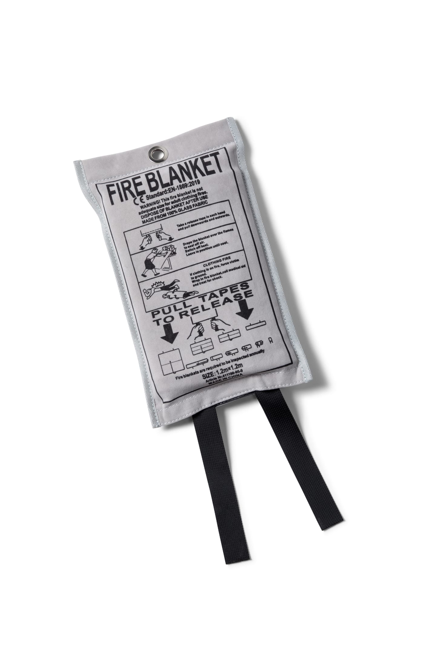 Fire Blanket Suede Gray