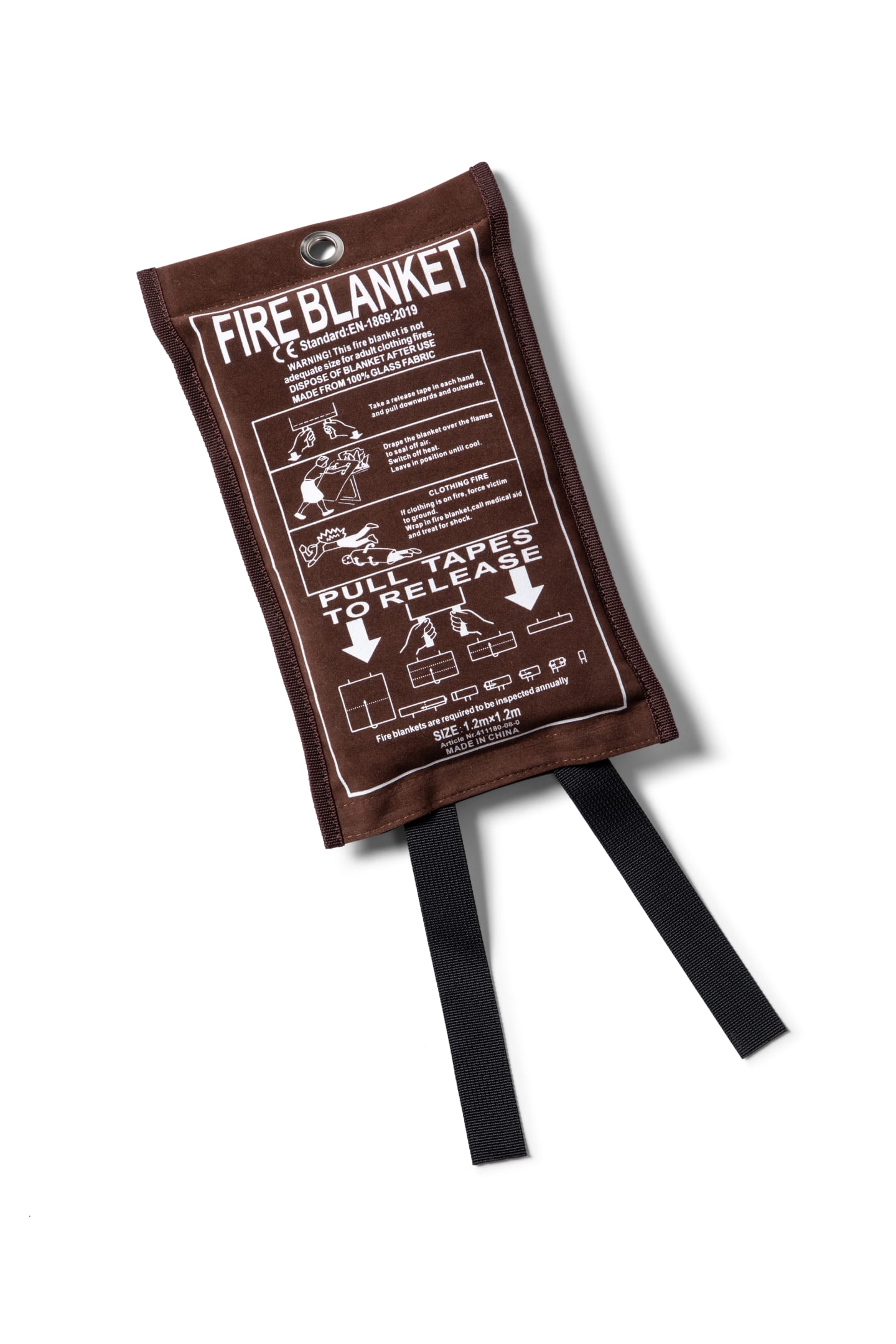 Fire Blanket Suede Brown