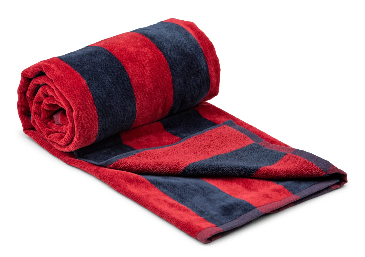Beach Towel Cabana Marine/Red