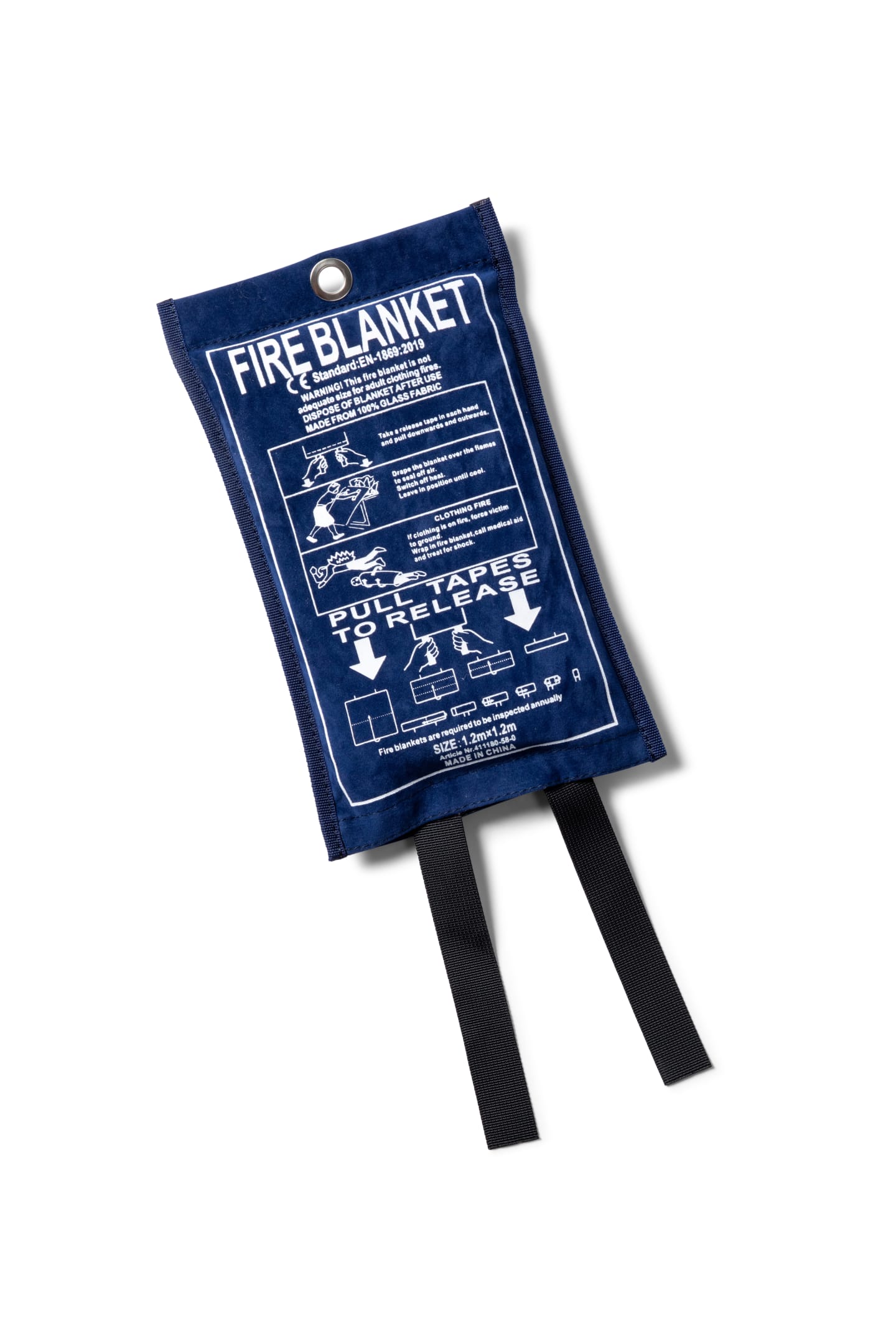 Fire Blanket Suede Marine