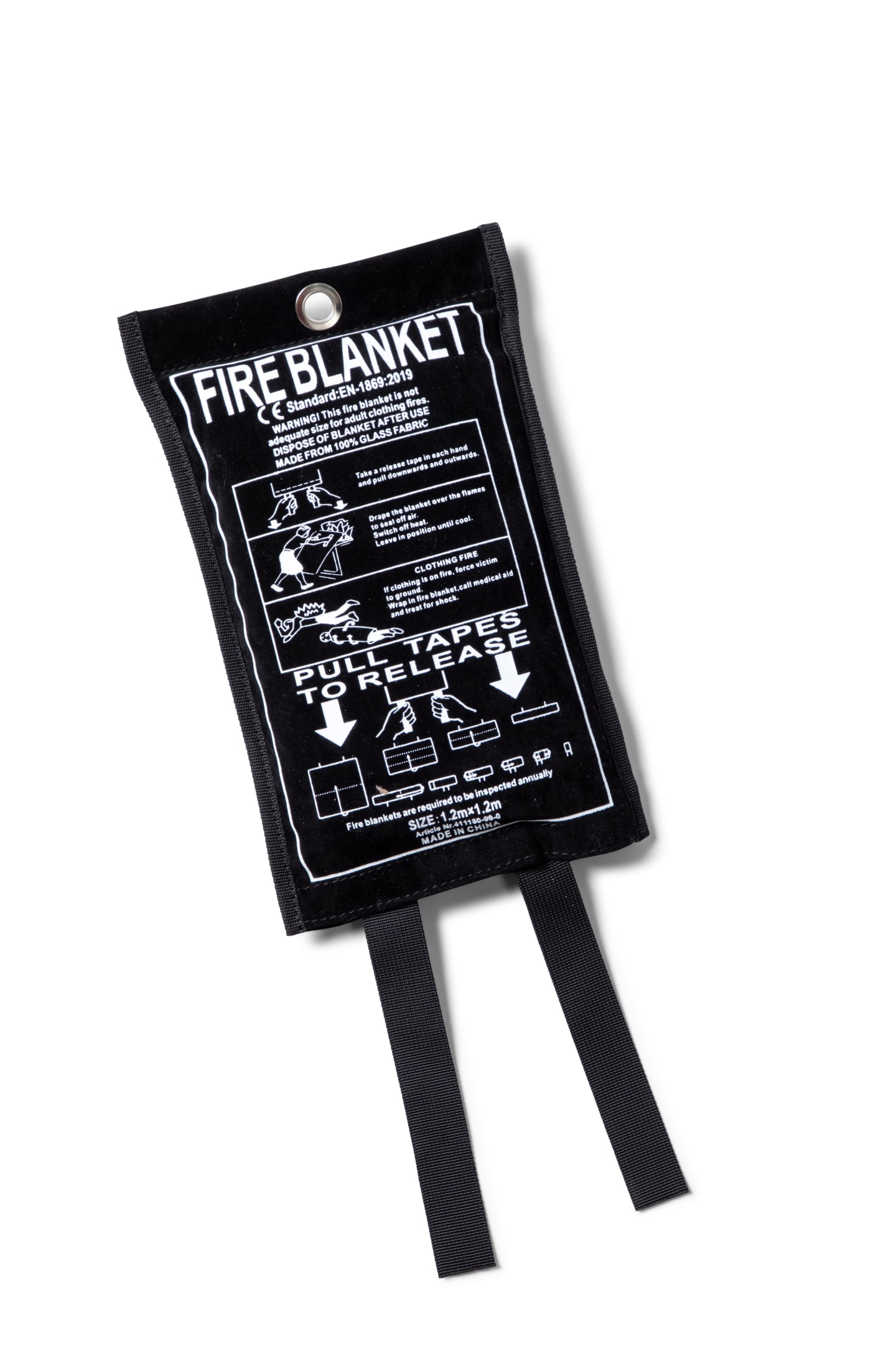 Fire Blanket Suede Black