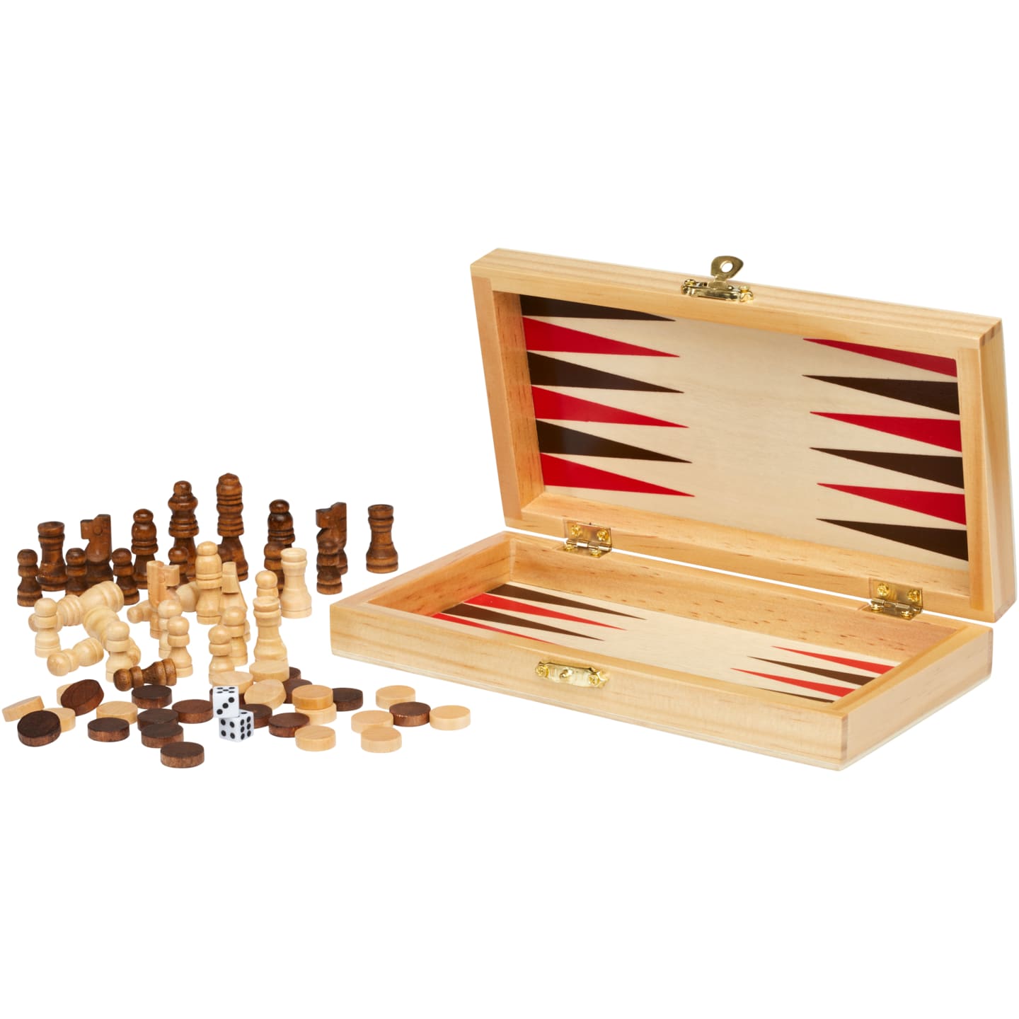 3-in-1 wooden game
