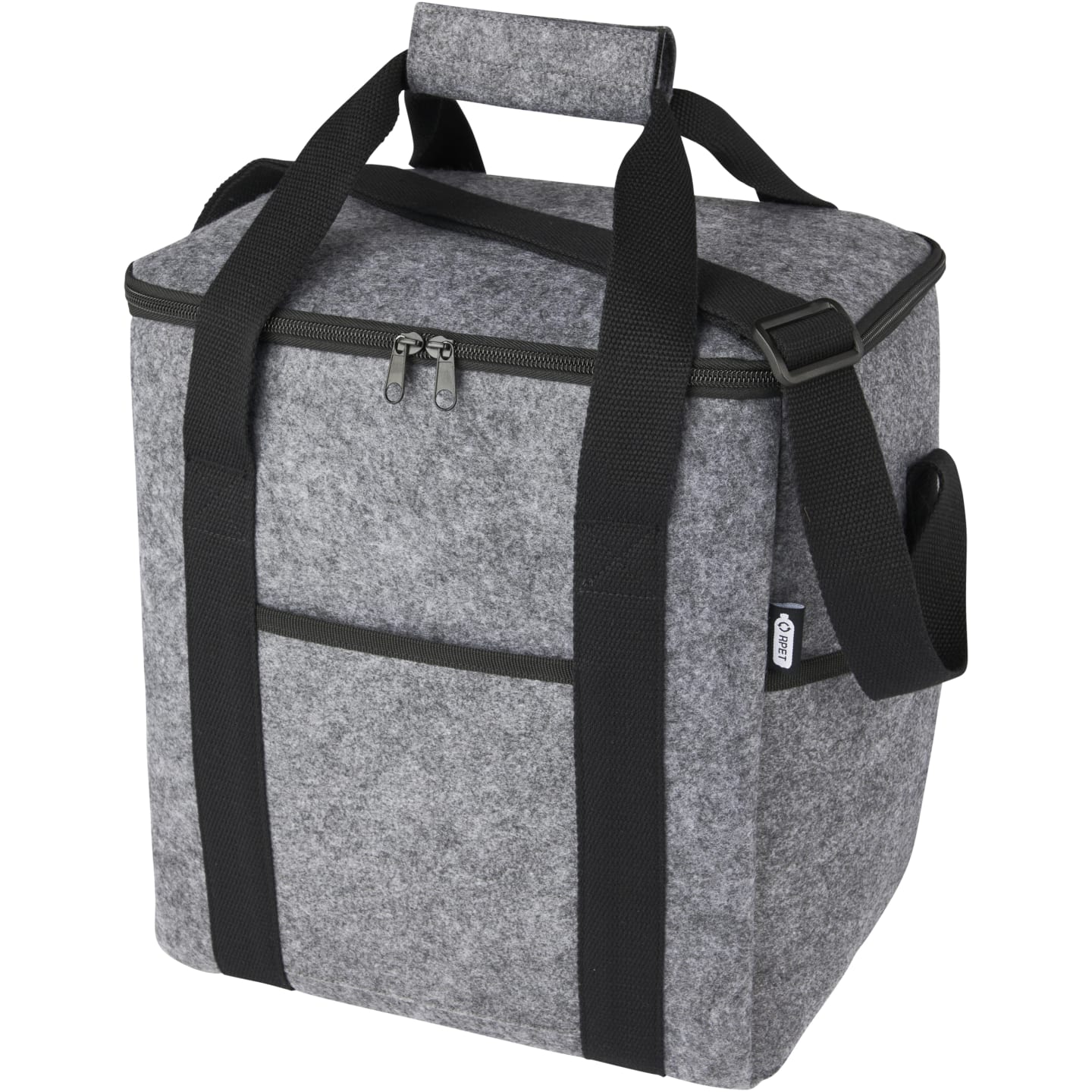 Felta cooler bag for bottles made of GRS-recycled felt, 21 l