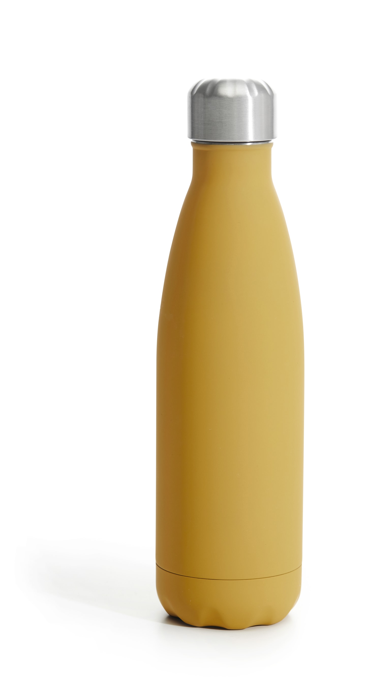 Steel bottle with rubber finish, 50cl