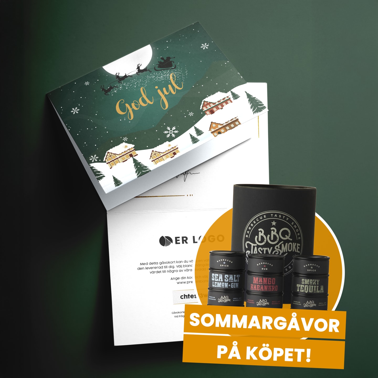 Gavekort 440 kr (2 valg) med gratis sommergaver