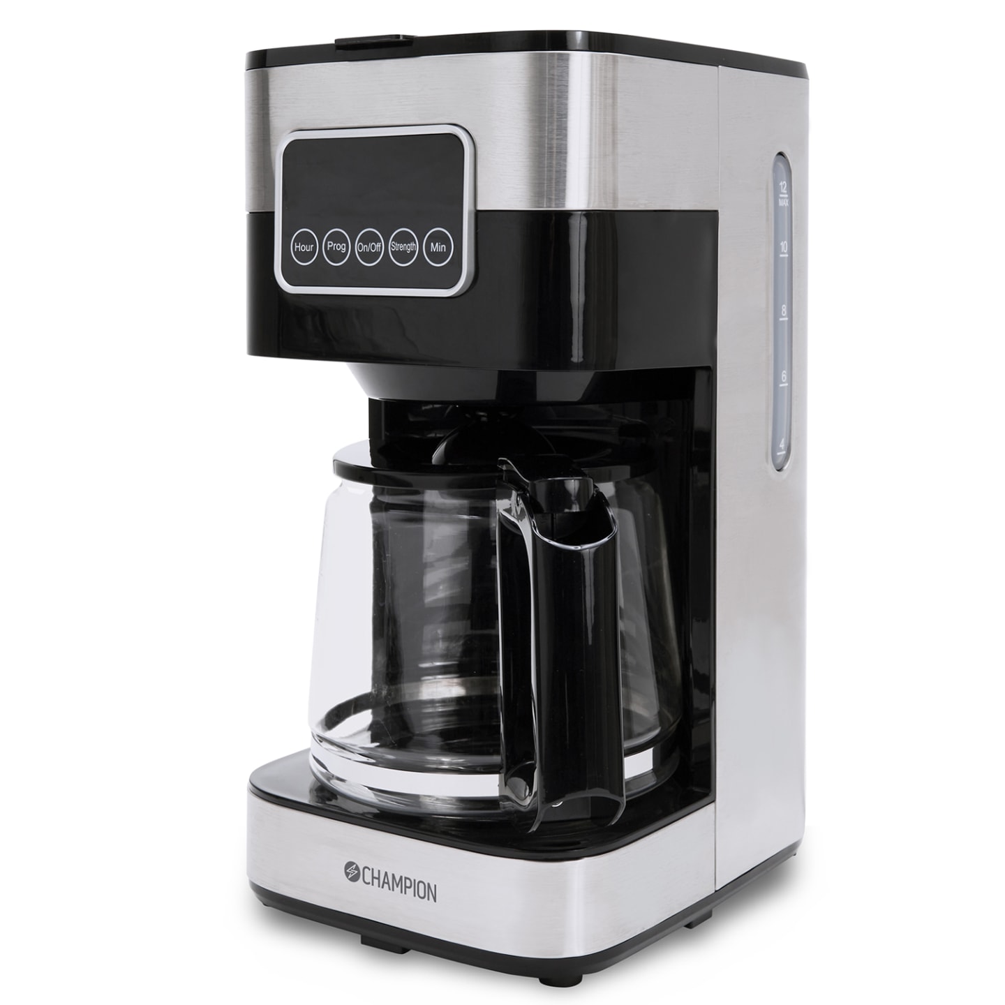 Digital Coffee Maker 12-cups/1.5L. Stainless Steel