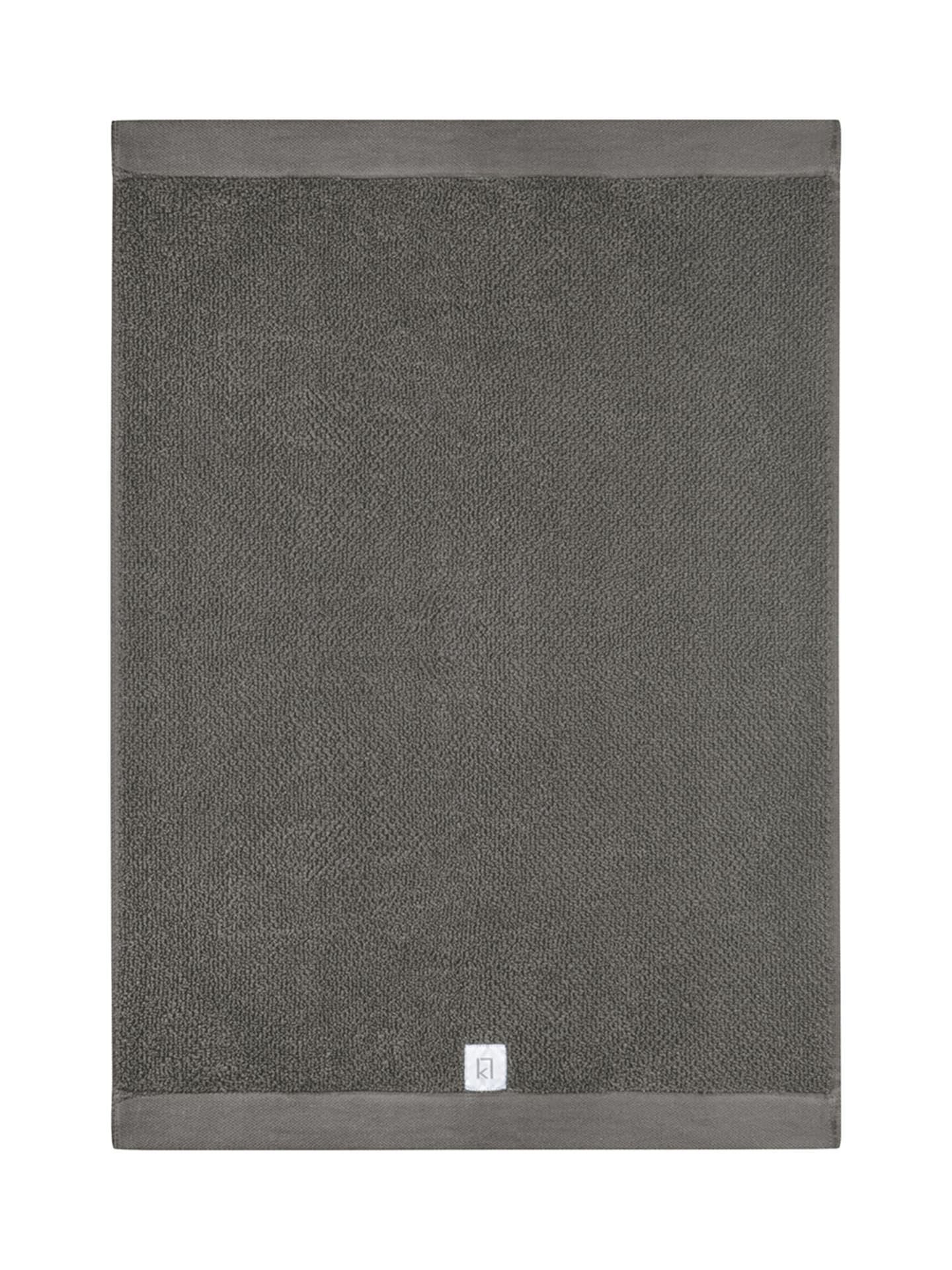 Frotté Bomull/Lin Mörkgrå 90x150