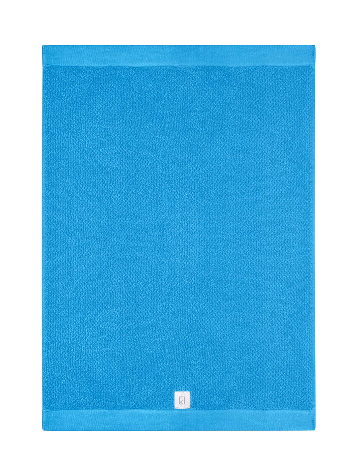 KL Frotté Bomull/Lin Turkos. 1 styck 50x70 cm