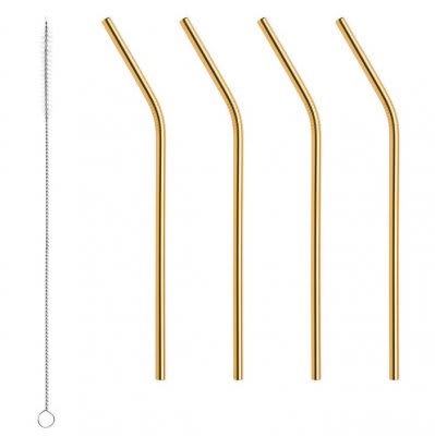 Peak straw 4-pack incl. cleaning brush