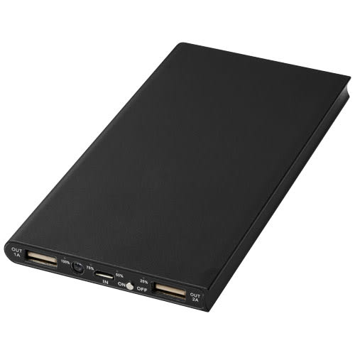 Aluminium powerbank 8.000 mAh