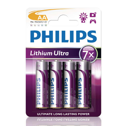 Ultra Lithium AA FR06 4-pack