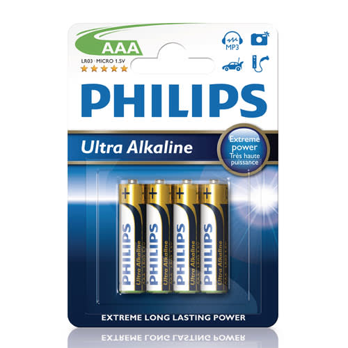 Ultra Alkaline AAA 4-pack