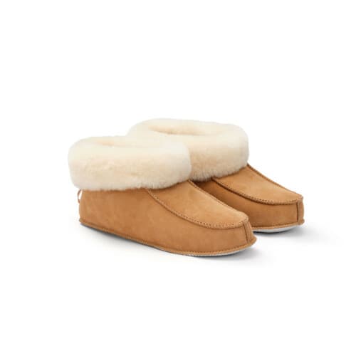 Fårskindssandaler - Mouton Beige M (40-42)