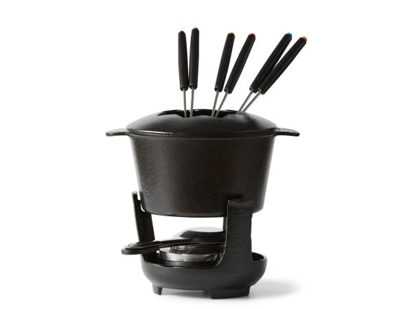 Fondue set with forks