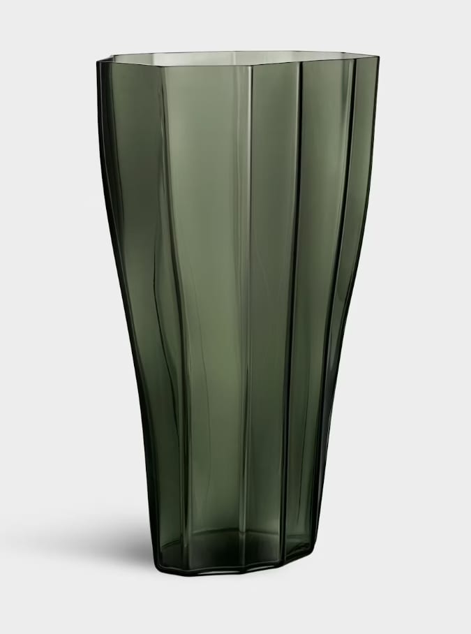Reed vase mosgrøn. 500 mm