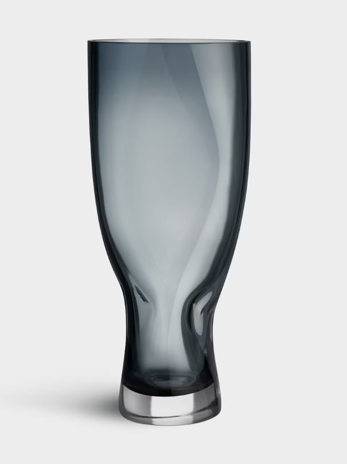 Squeeze vase, blågrå