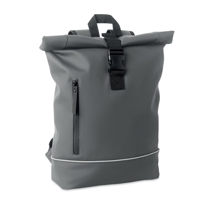 Laptop 15" rolltop PU-rygsæk