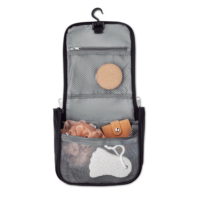 Hanging makeup bag