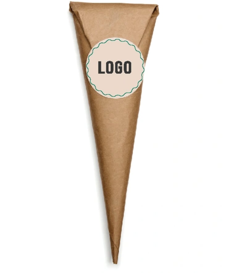 Christmas cone med hälsning